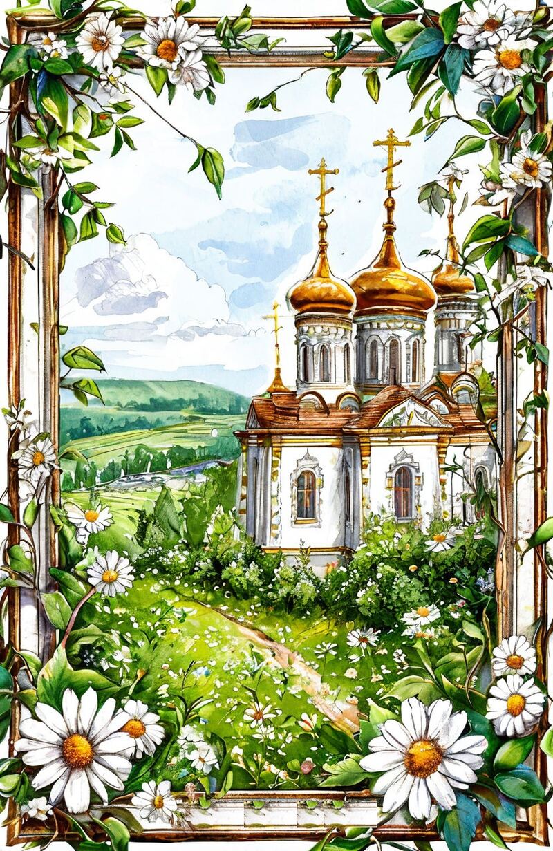Православная (акварель)